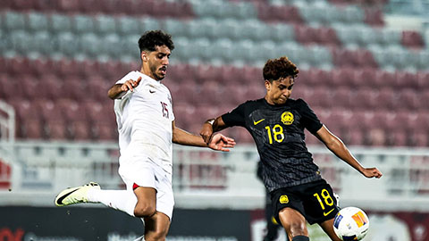 Kết quả U23 Qatar 1-0 U23 Malaysia: Tiếp tục thất bại